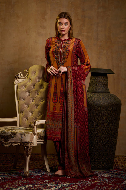 Unstitched Crepe SU - 122