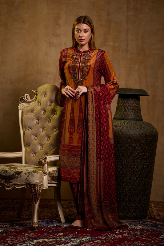 Unstitched Crepe SU - 122