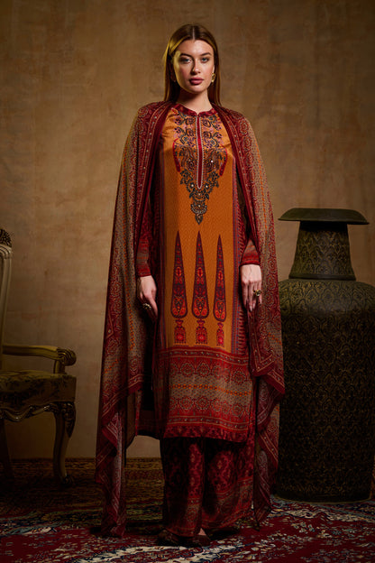 Unstitched Crepe SU - 122