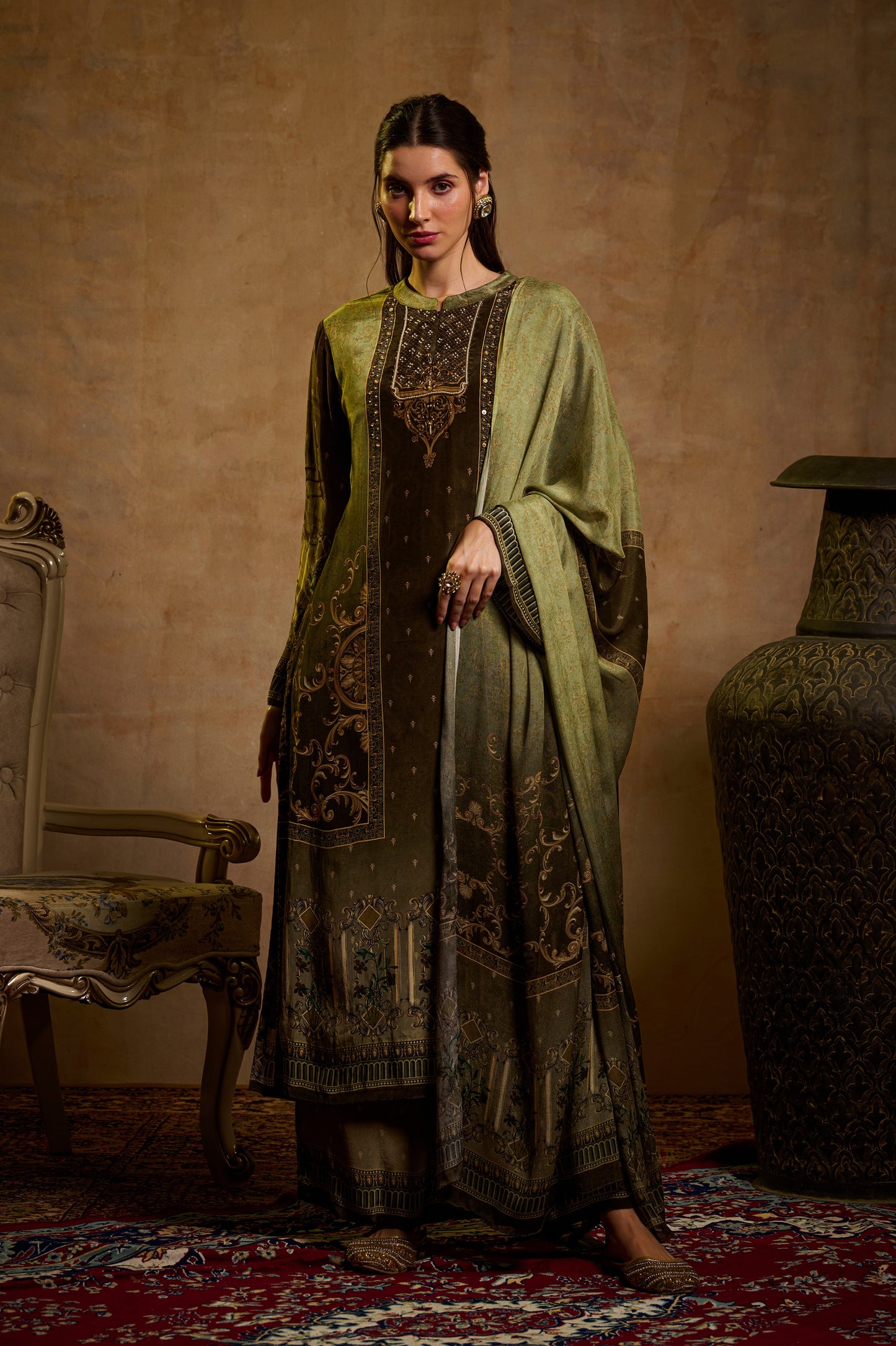 Unstitched Crepe SU - 134