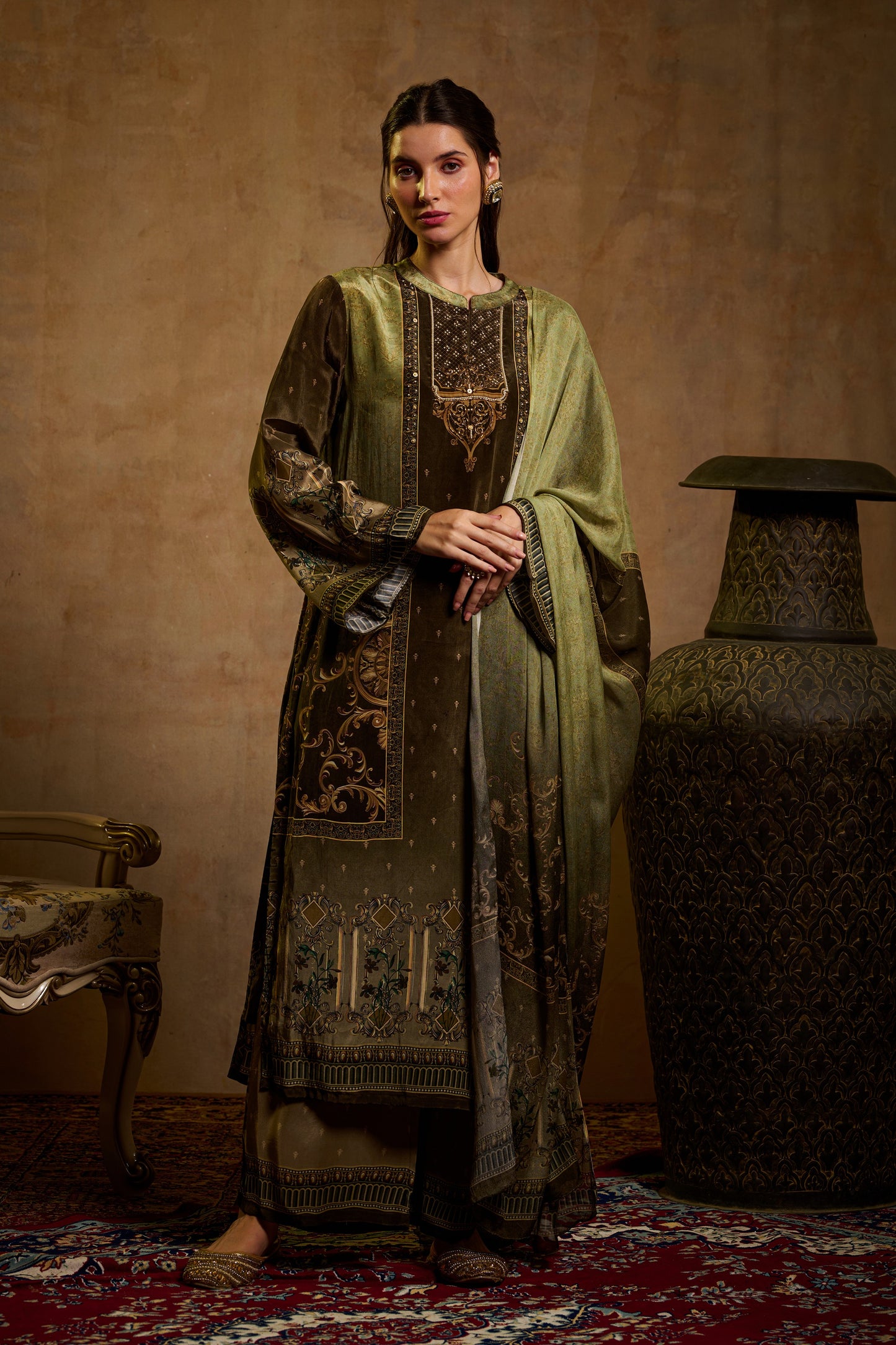 Unstitched Crepe SU - 134