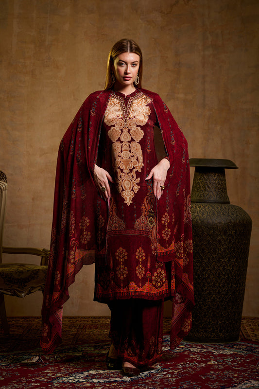 Unstitched Crepe SU - 128