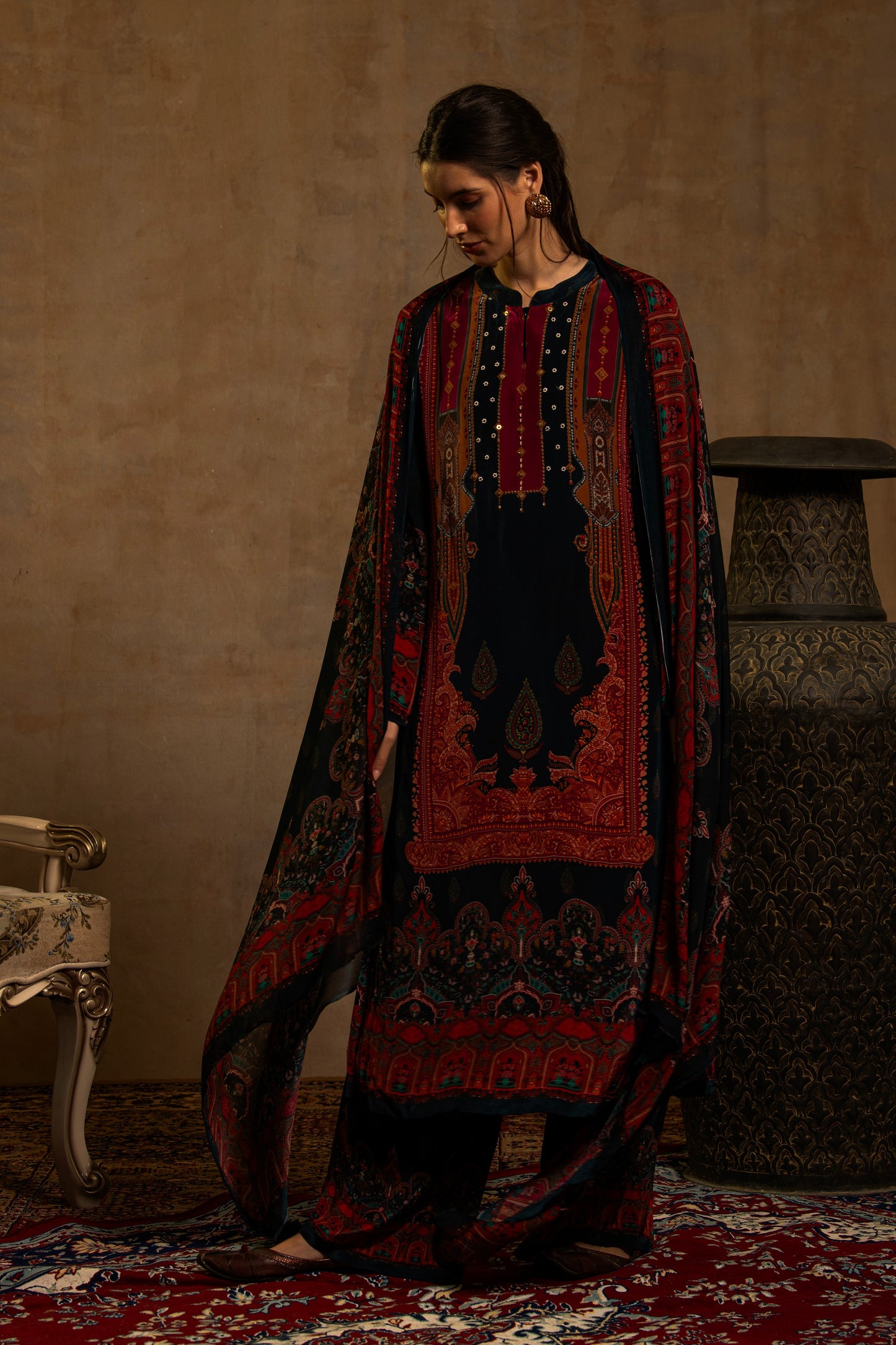 Unstitched Crepe SU - 153