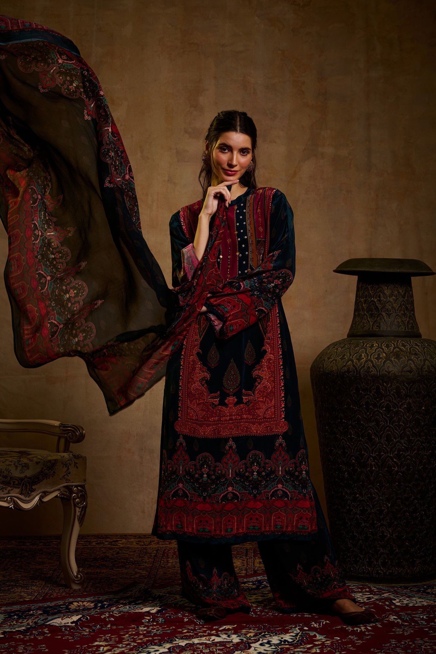 Unstitched Crepe SU - 153