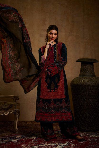 Unstitched Crepe SU - 153