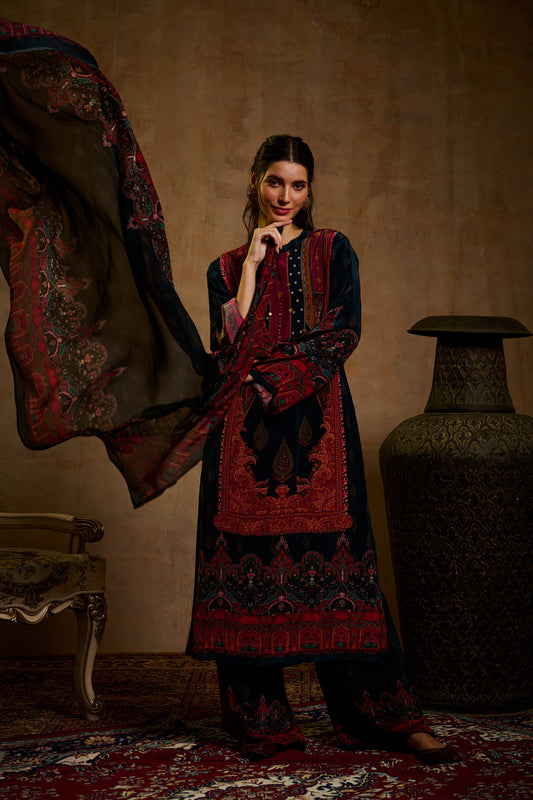 Unstitched Crepe SU - 153